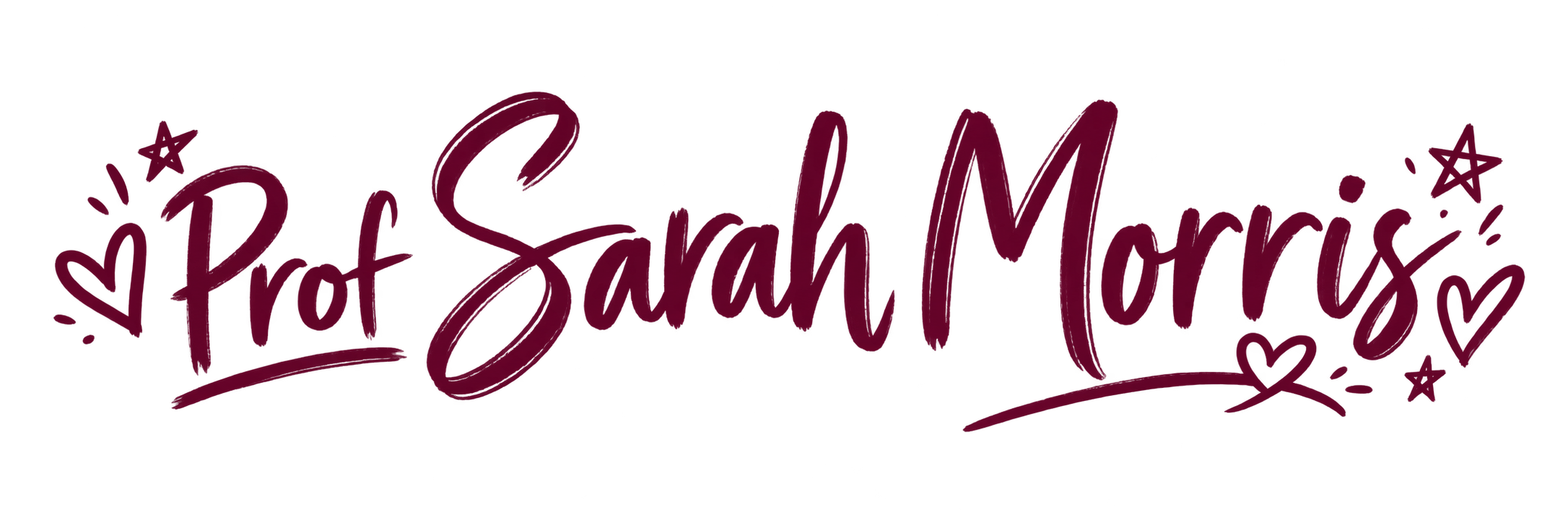 Prof. Sarah Morris signature